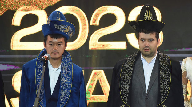 Дин Лижэнь и Ян Непомнящий. Шахматисты Дин Лижэнь и Ян Непомнящий