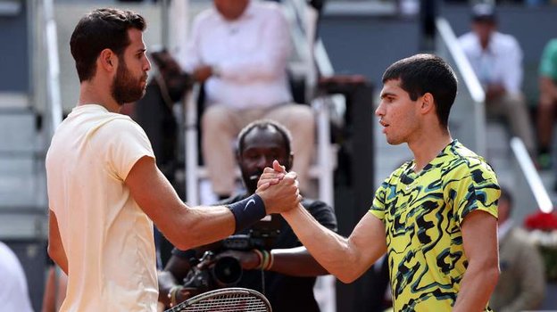 Карен Хачанов и Карлос Алькарас.