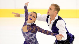 Фигуристы Джессика Фанд и Джошуа Сантиллан.