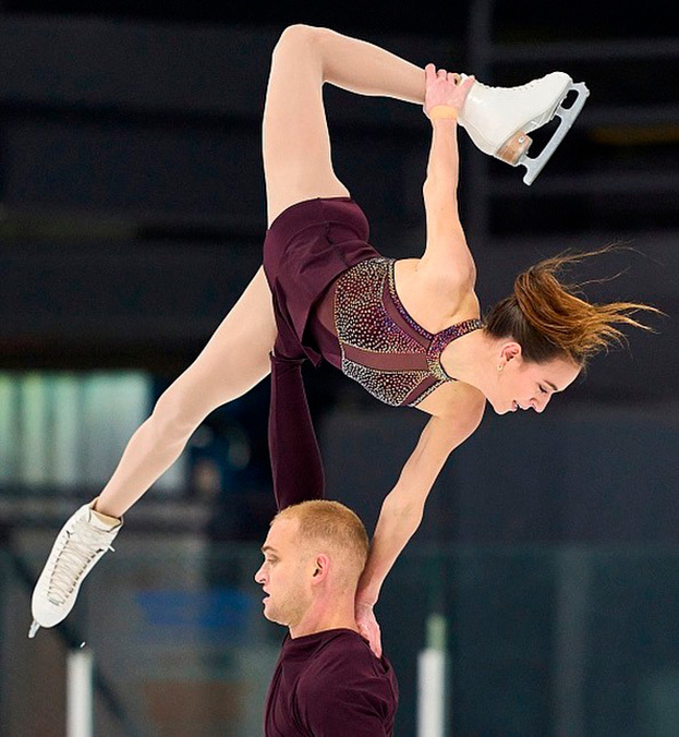 Джессика Фанд и Джошуа Сантиллан. Фигуристы Джессика Фанд и Джошуа Сантиллан.