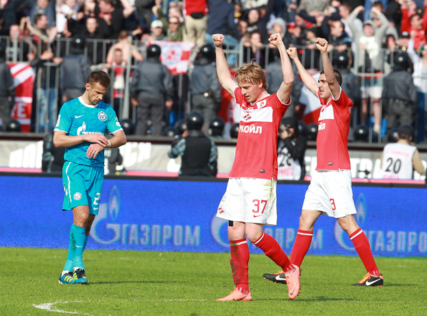Сергей Семак, Сергей Брызгалов и Серхио Родригес. Сергей Семак, Сергей Брызгалов и Серхио Родригес