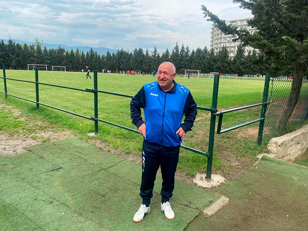 Тенгиз Сулаквелидзе в своей академии.