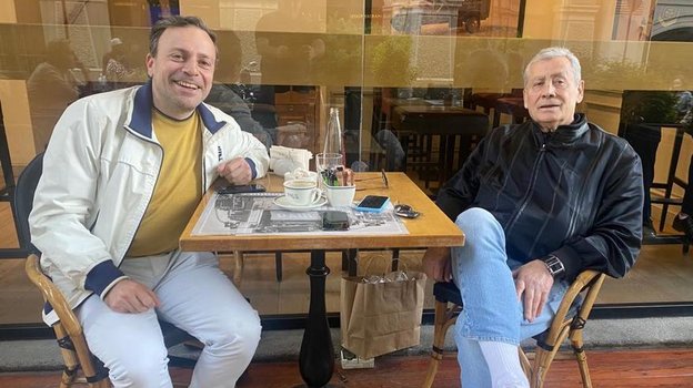 Игорь Рабинер с Владимиром Гуцаевым.