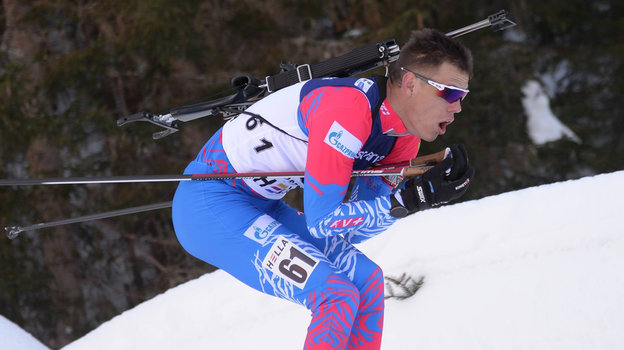 Михаил Первушин. Биатлонист Михаил Первушин