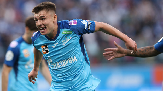 Андрей Мостовой. Андрей Мостовой празднует гол в ворота «Спартака»