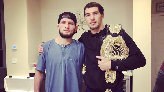 Хабиб Нурмагомедов и Абусупьян Магомедов. Хабиб Нурмагомедов и Абусупьян Магомедов