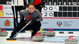 Керлингистка Екатерина Галкина.