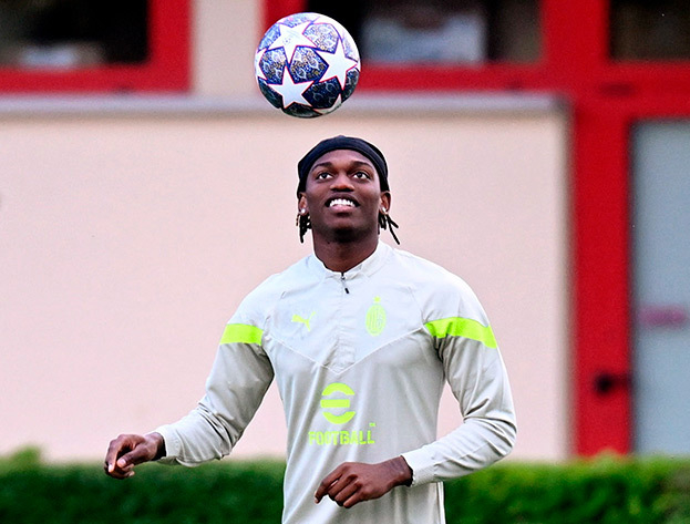 Рафаэл Леау. Футболист «Милана» Рафаэл Леау.