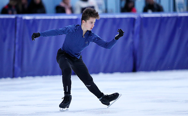 Георгий Куница в 2019 году. Фигурист Георгий Куница.