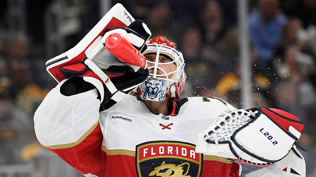 Сергей Бобровский. Голкипер «Флориды» Сергей Бобровский.