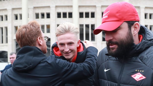 Гильермо Абаскаль, Руслан Литвинов и Георгий Джикия.