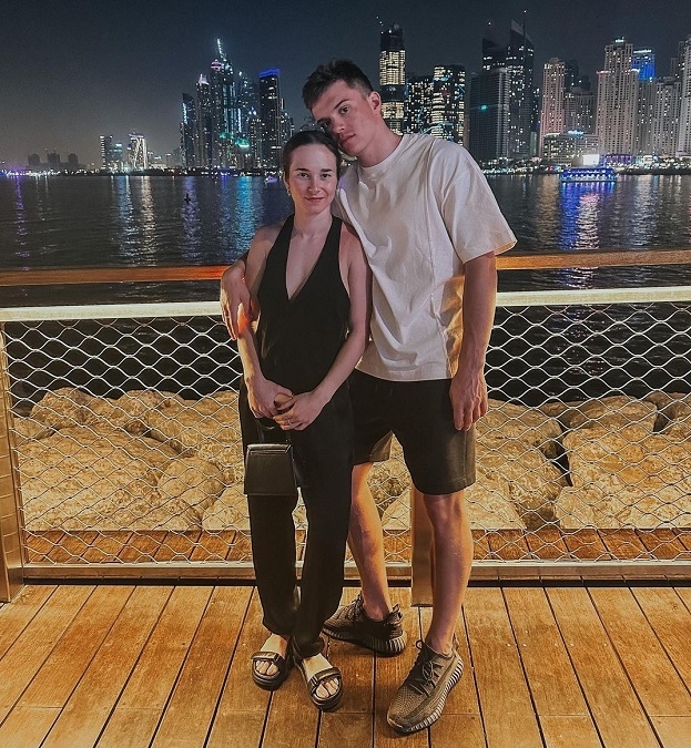 Дарья Непряева. Лыжники Дарья Непряева и Сергей Волков