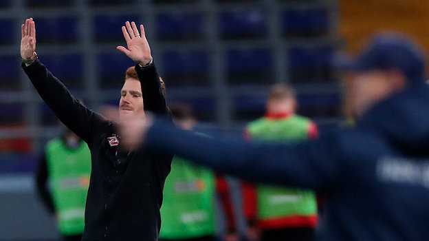 Гильермо Абаскаль. Главный тренер «Спартака» Гильермо Абаскаль.