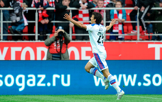 Футболист ЦСКА Роман Еременко.