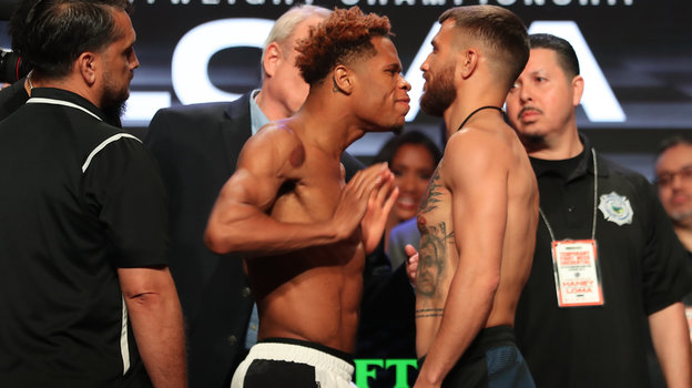 Девин Хейни и Василий Ломаченко.