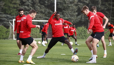 Тренировка «Спартака».