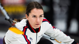 Керлингистка Анна Сидорова.