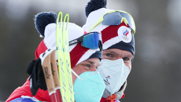 Иван Якимушкин и Александр Большунов.