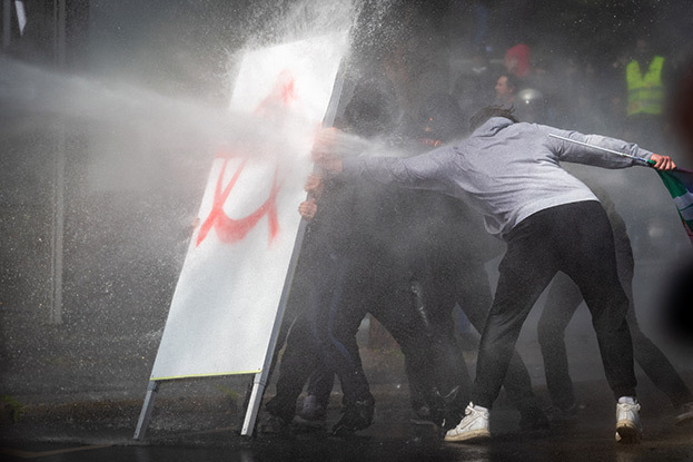 Протесты во Франции.