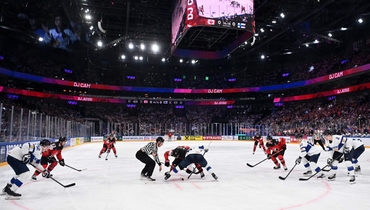 Матч сборных Канады и Финляндии.