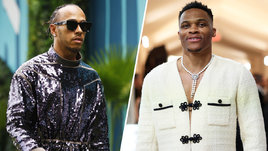 Льюис Хэмилтон и Рассел Уэстбрук