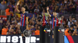 «Барселона» проводила Альбу и Бускетса яркой победой, Кейн выбил тридцатку голов, «Милан» — в Лиге чемпионов