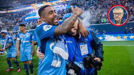 Футболист Малком и фотограф «Зенита» Вячеслав Евдокимов