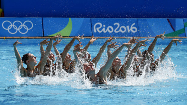 Российские синхронистки на Олимпиаде в 2016 году. Российские синхронистки на Олимпиаде в 2016 году