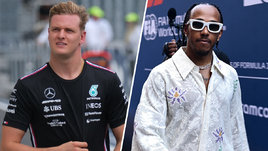 Пилоты «Формулы-1» Мик Шумахер и Льюис Хэмилтон