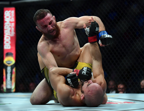 Мераб Двалишвили в бою.