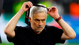 Главный тренер «Ромы» Жозе Моуринью.