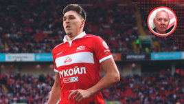 Форвард «Спартака» Александр Соболев.
