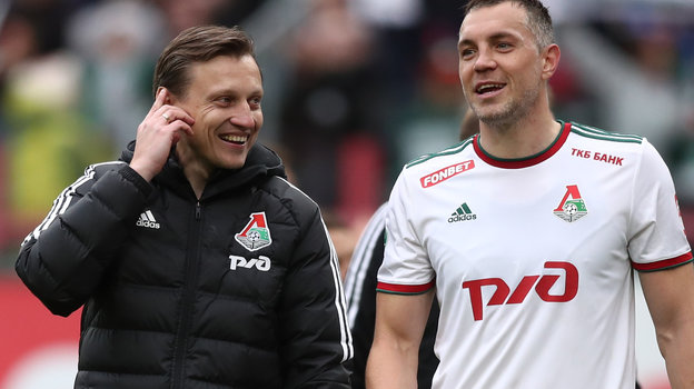 Михаил Галактионов и Артем Дзюба