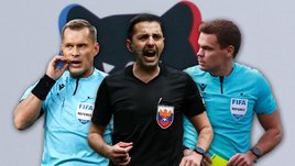 Судьи РПЛ Владислав Безбородов, Павел Кукуян, Кирилл Левников