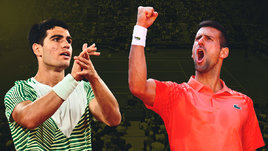 Джокович вышел в финал «Ролан Гаррос», Алькарас после судороги взял только 1 гейм. Онлайн-трансляция матча