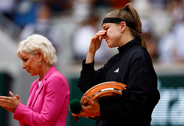 Каролина Мухова. Теннисистка Каролина Мухова.