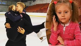 Екатерина Старшова и ее парень Василий и героиня актрисы в сериале «Папины дочки» Пуговка