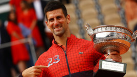 Теннисист Новак Джокович.