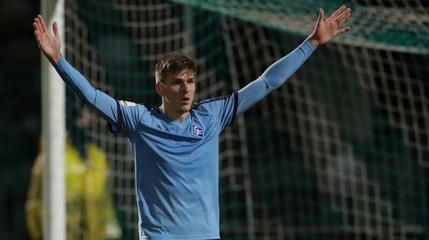 Футболист Александр Соболев.