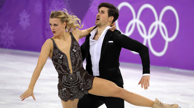 Фигуристы Мэдисон Хаббелл и Закари Донохью