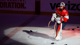 Голкипер «Флориды» Сергей Бобровский.