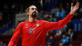 Баскетболист ЦСКА Алексей Швед.