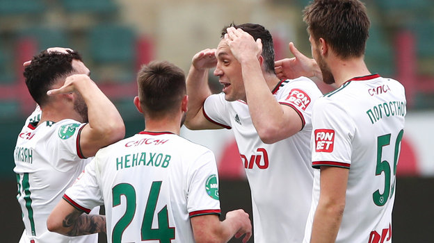 Наир Тикнизян, Максим Ненахов, Егор Погостнов и Артем Дзюба.