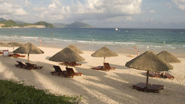 Вид на пляж на Бали