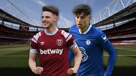 Футболисты Деклан Райс и Кай Хаверц