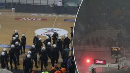 Фанаты «Панатинаикоса» устроили беспорядки на трибунах