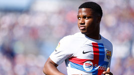 Футболист «Барселоны» Ансу Фати.