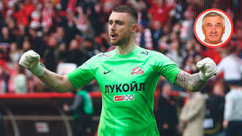 Голкипер «Спартака» Александр Селихов.