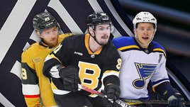 Хоккеисты Иван Барбашев, Дмитрий Орлов, Владимир Тарасенко