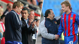 Иржи Ярошик с Жозе Моуринью и Валерием Газзаевым